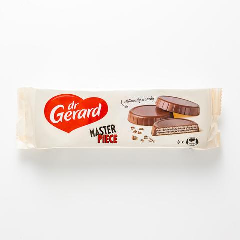 Изображение товара Вафли Dr Gerard Masterpiece в шоколадной глазури с начинкой какао 171 г