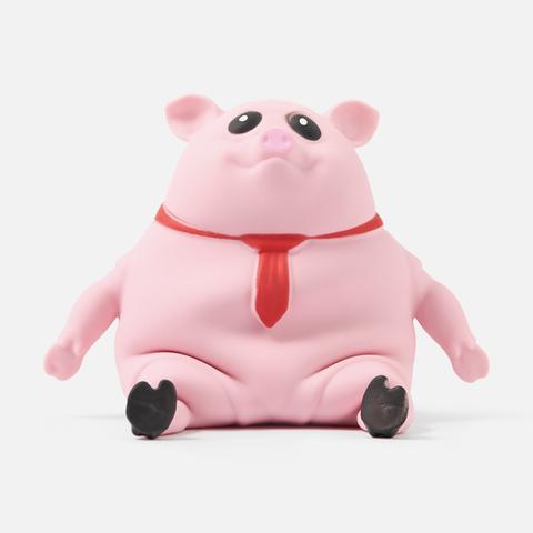 Изображение товара Игрушка-антистресс Свинка мялка сквиш 22x22x5 см для снятия стресса