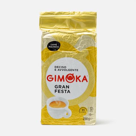 Изображение товара Молотый кофе Gimoka Gran Festa, 250 г - насыщенный вкус с шоколадными нотками