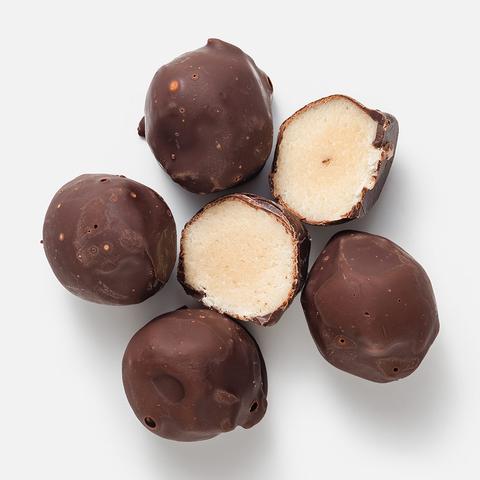 Изображение товара Конфеты Самокат марципан в шоколаде 70 г натуральное лакомство Россия