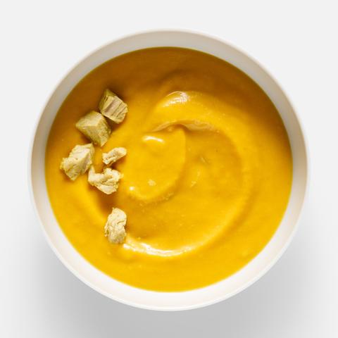 Изображение товара Тыквенный крем-суп Самокат с индейкой 270 мл натуральный вкус быстрое приготовление