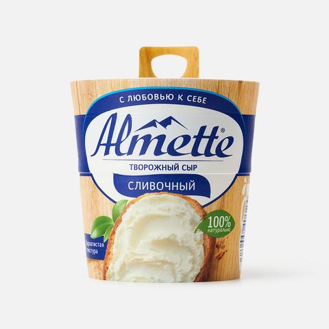 Изображение товара Творожный сыр Almette сливочный 60% 150 г для бутербродов и закусок