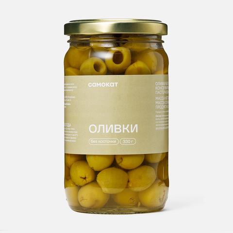 Изображение товара Оливки Самокат без косточек 330 г