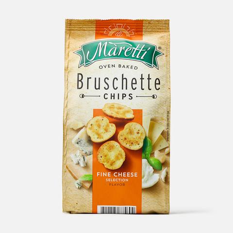 Изображение товара Хлебные сухарики Maretti Bruschette сырный микс 70 г печёные