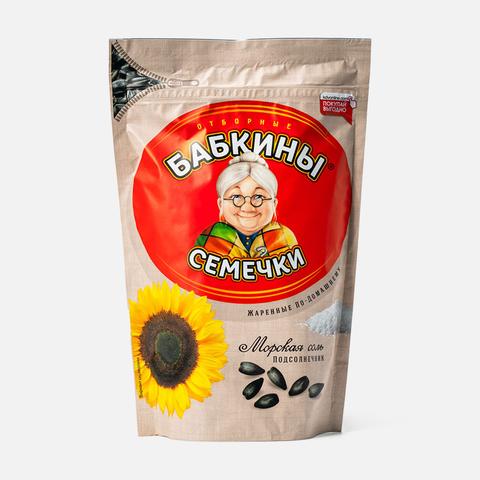 Изображение товара Подсолнечные семечки Бабкины семечки, жареные по-домашнему, с морской солью, 300 г
