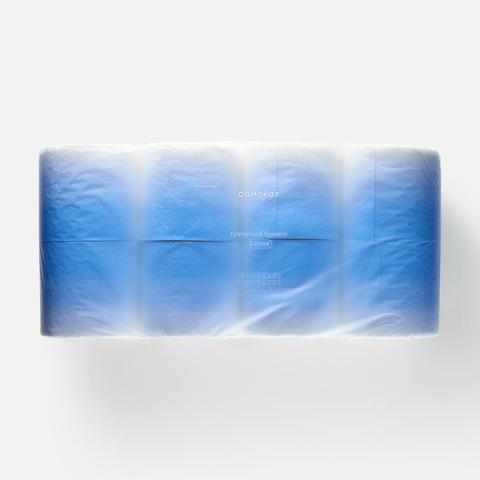 Изображение товара Туалетная бумага Самокат 3 слоя 8 рулонов мягкая и прочная