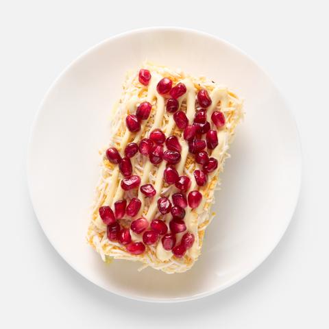 Изображение товара Салат Самокат с курицей и гранатом 180 г натуральный питательный вкус