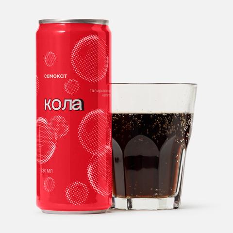 Изображение товара Кола Самокат газированный напиток 0,33 л классический вкус