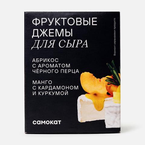 Изображение товара Джемы для сыра Самокат, абрикос с ароматом черного перца и манго с кардамоном