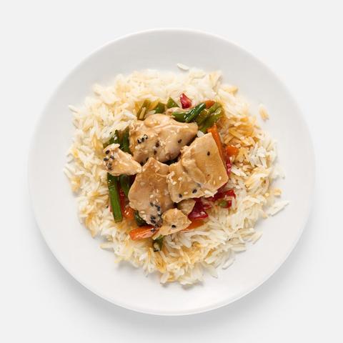 Изображение товара Готовое блюдо Курица терияки с рисом Братья Караваевы 300 г