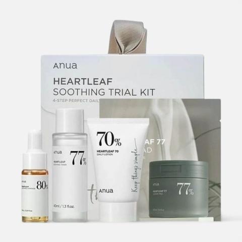 Изображение товара Набор средств для лица Anua Heartleaf, очищение и увлажнение, 4 средства