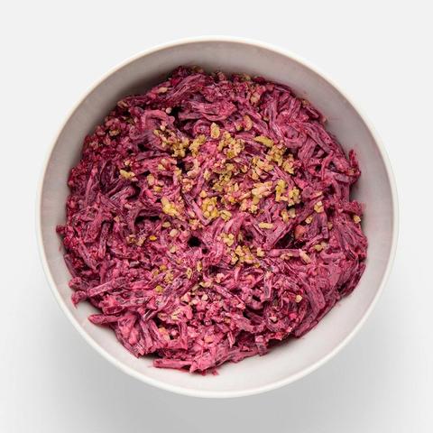 Изображение товара Свекольный салат Самокат с грецким орехом 160 г без консервантов