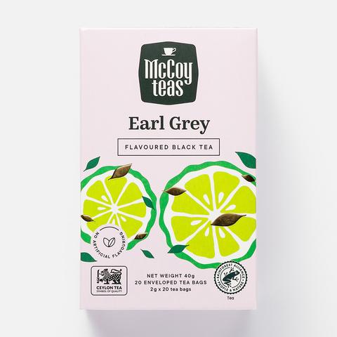 Изображение товара Чёрный чай McCoy Teas Earl Grey, 20 пакетиков
