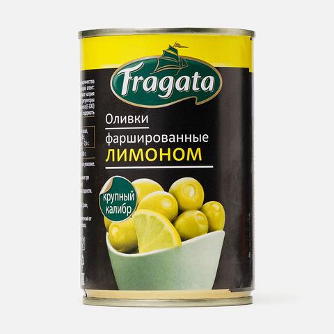 Изображение товара Зеленые оливки фаршированные лимоном Fragata 300 г из Испании
