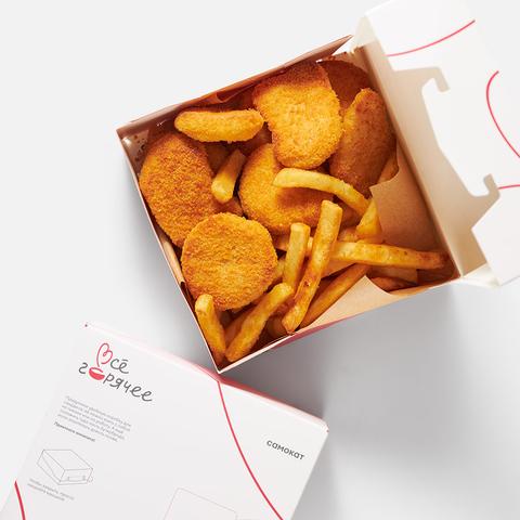 Изображение товара Наггетсы с картофелем фри 410 г Самокат - вкусное быстрое блюдо для всей семьи