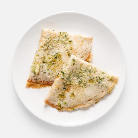 Изображение товара Блинчики с сыром и зеленью 170 г - готовое блюдо для завтрака и перекуса