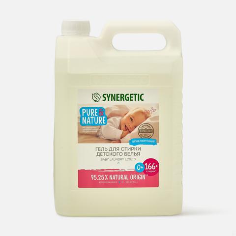 Изображение товара Гель для стирки детского белья Synergetic 165 стирок, 5 л, 1 шт.