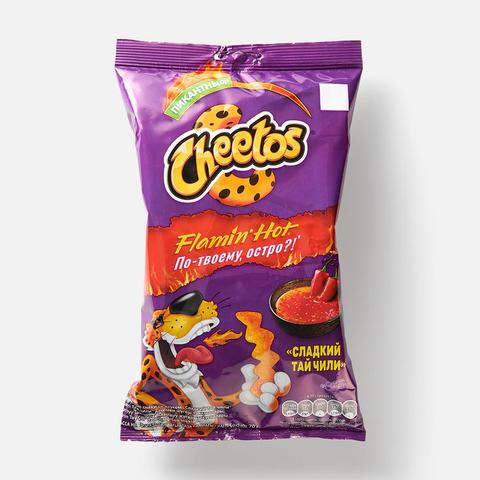Изображение товара Кукурузные снеки Cheetos сладкий тай чили 70 г вкусная закуска для перекуса