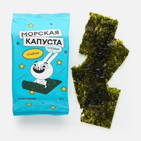 Изображение товара Сушёная морская капуста из Кореи 17 г - Хрустящий перекус