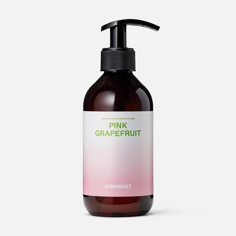 Изображение товара Гель для тела и волос Самокат, Pink Grapefruit, 300 мл - освежающий уход