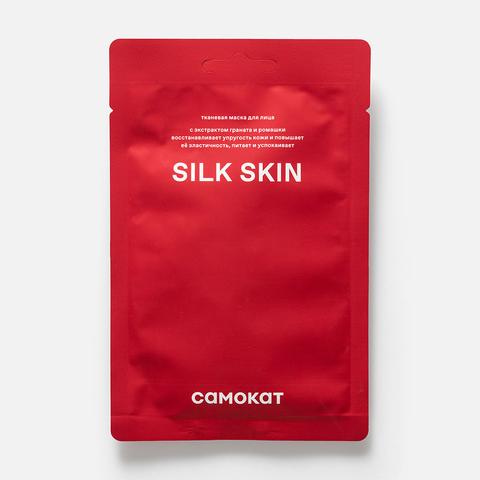Изображение товара Из Кореи: Маска для лица Самокат, Silk Skin, тканевая, с эффектом лифтинга