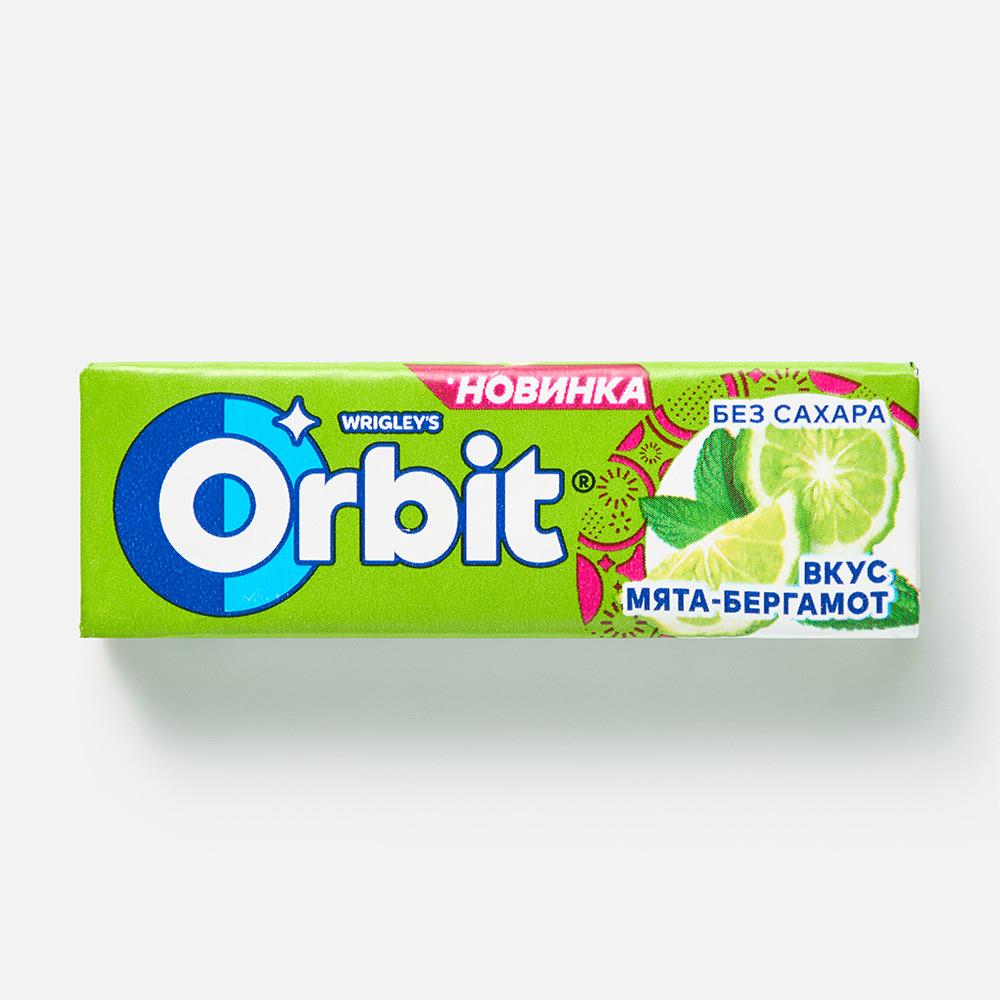 Купить Жвачка Orbit, без сахара, мята и бергамот, 13,6 г с